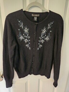 Mercer And Madison 90's Beaded Cardigan